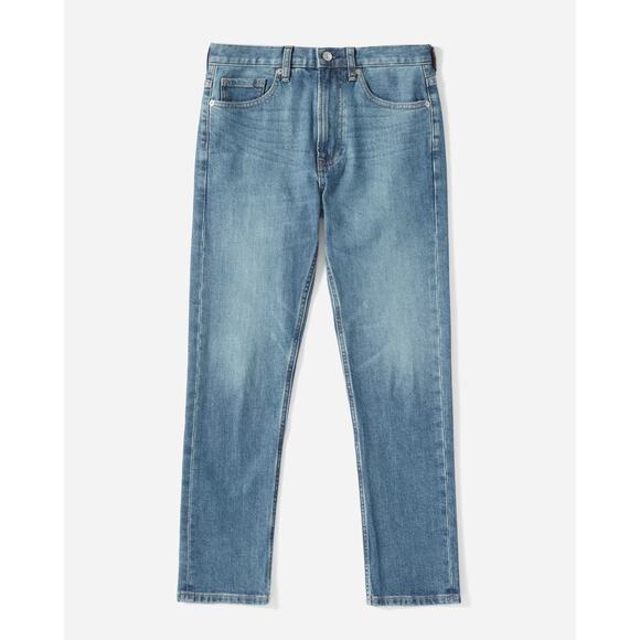 Everlane The Modern Boyfriend Jeans Size 26 Medium Wash Blue Denim Relaxed Fit‎ - Picture 1 of 16
